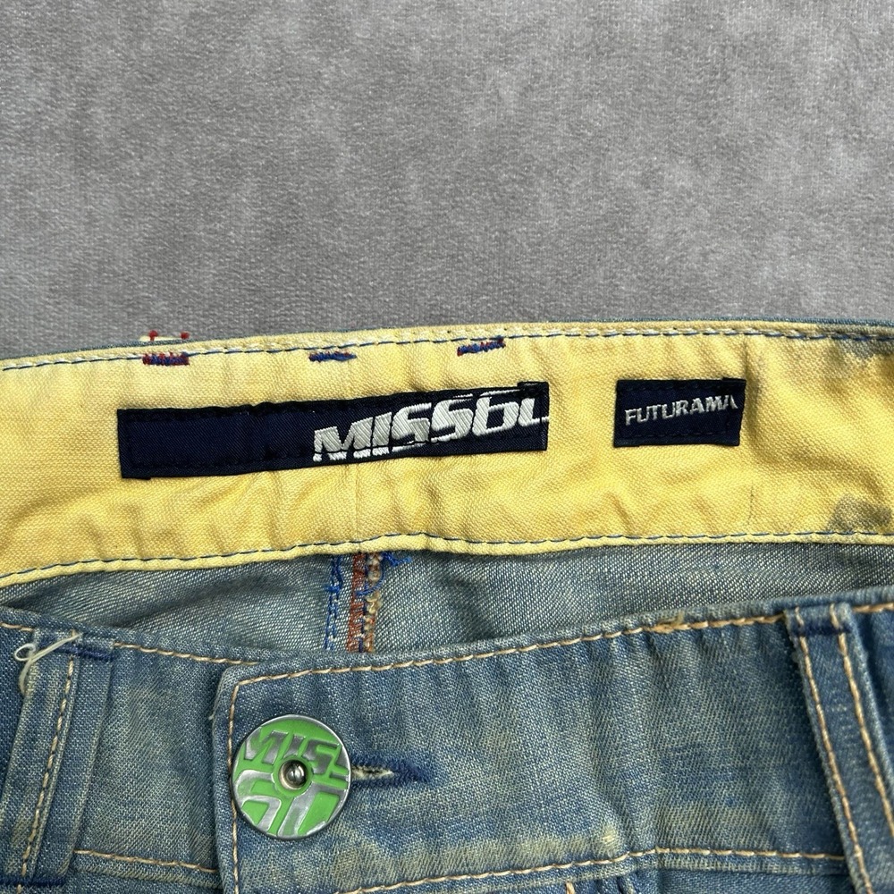 Miss Sixty Light Wash Blue Flare Jeans - Picture 7 of 9